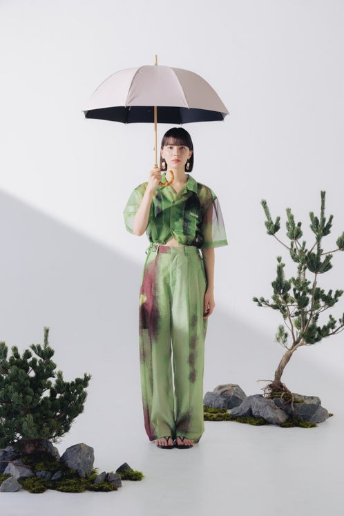 完全遮光日傘 UV100%カット 長傘 S ワンカラー