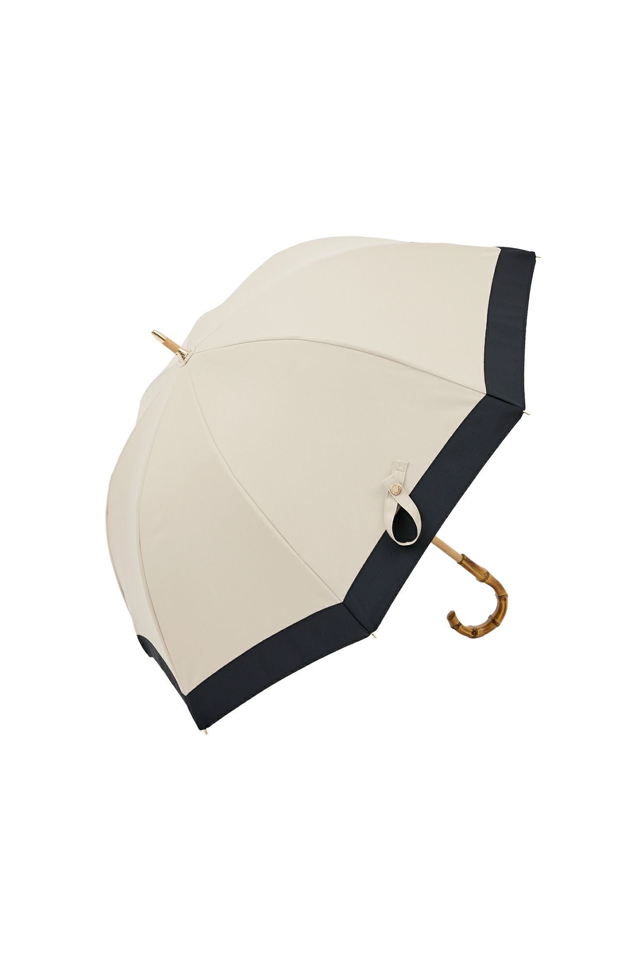 完全遮光日傘 UV100%カット 長傘 S バイカラー