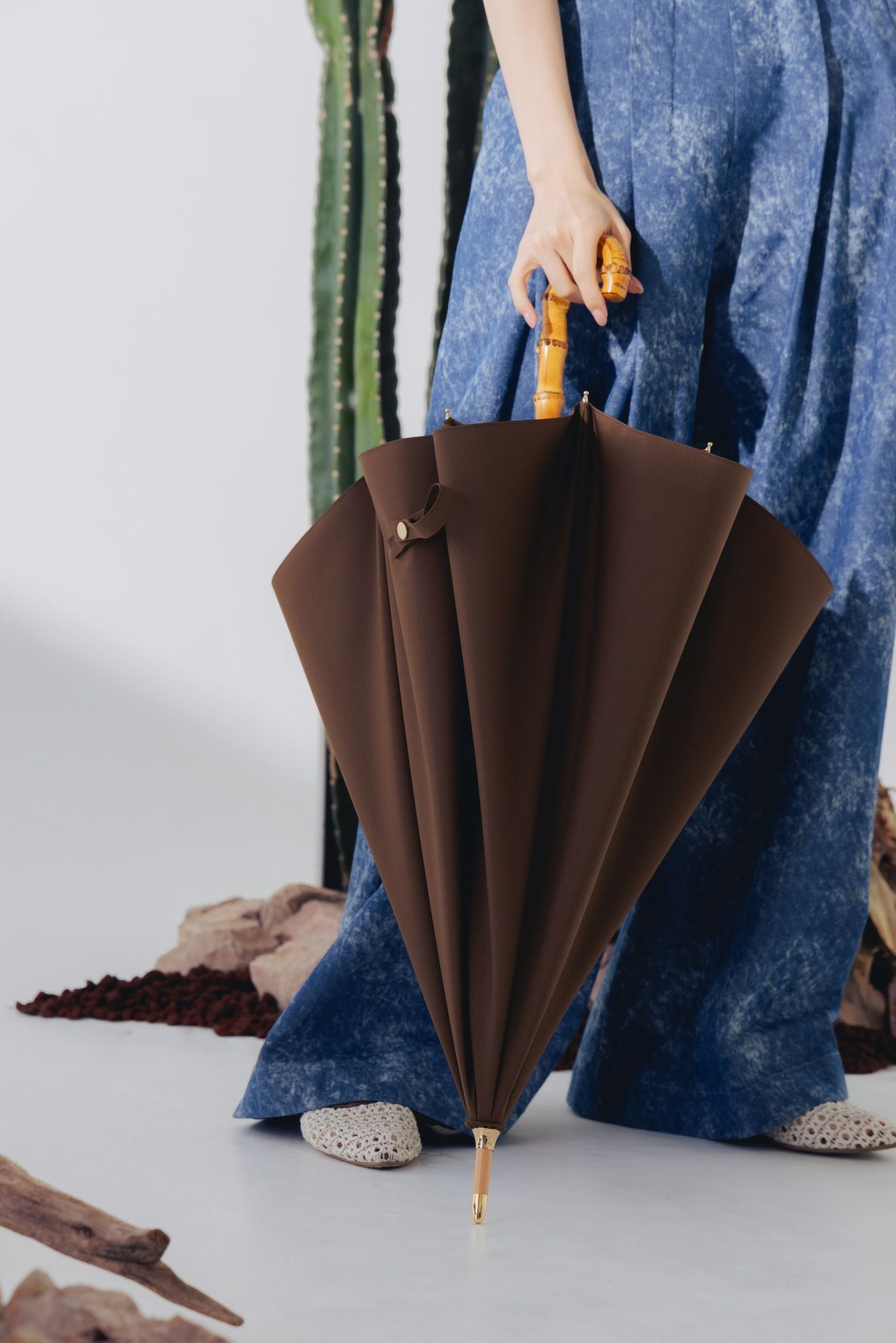 完全遮光日傘 UV100%カット 長傘 M ワンカラー