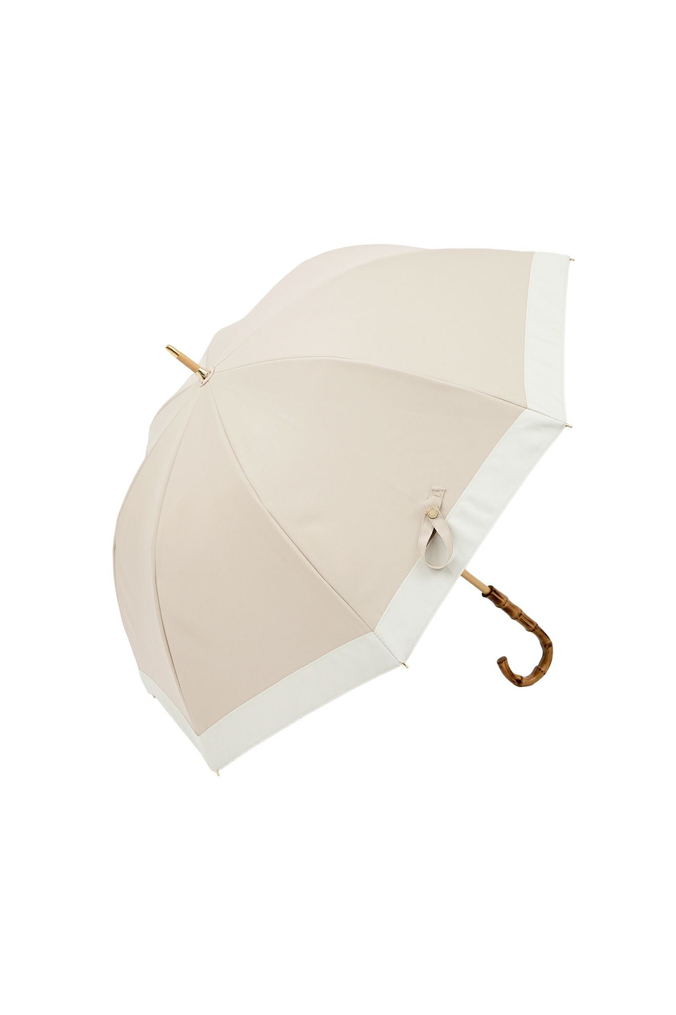 完全遮光日傘 UV100%カット 長傘 M バイカラー