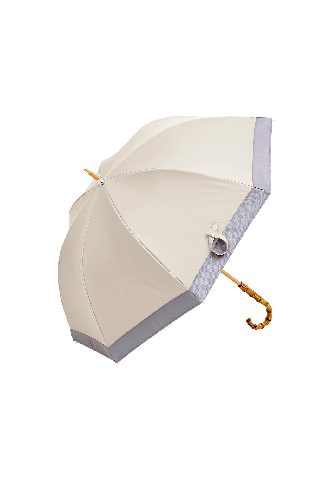 完全遮光日傘 UV100%カット 長傘 M バイカラー