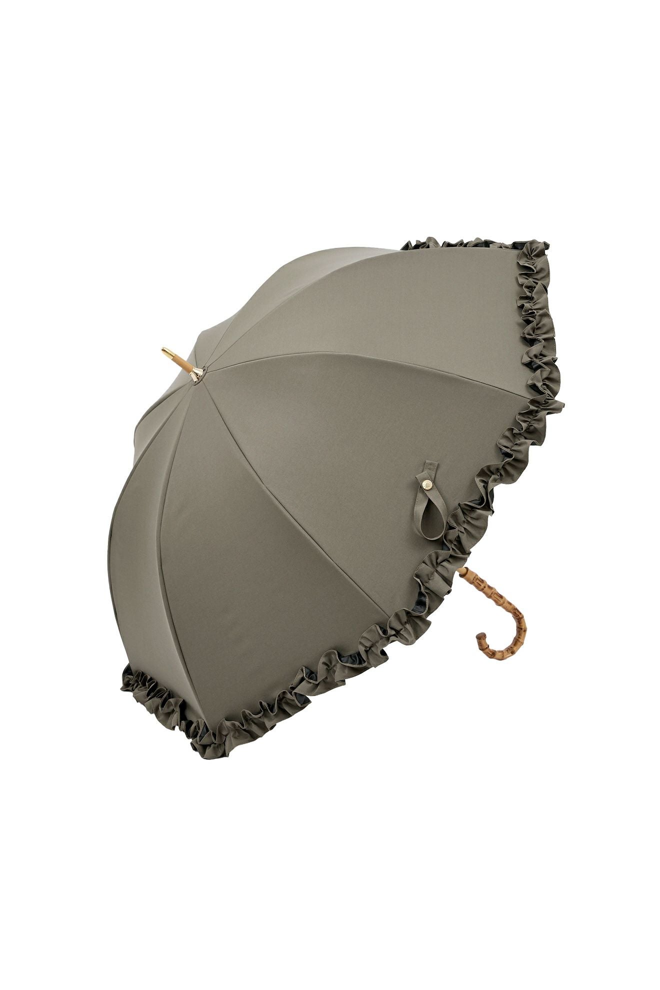完全遮光100% 長傘 M/フリル(55cm)