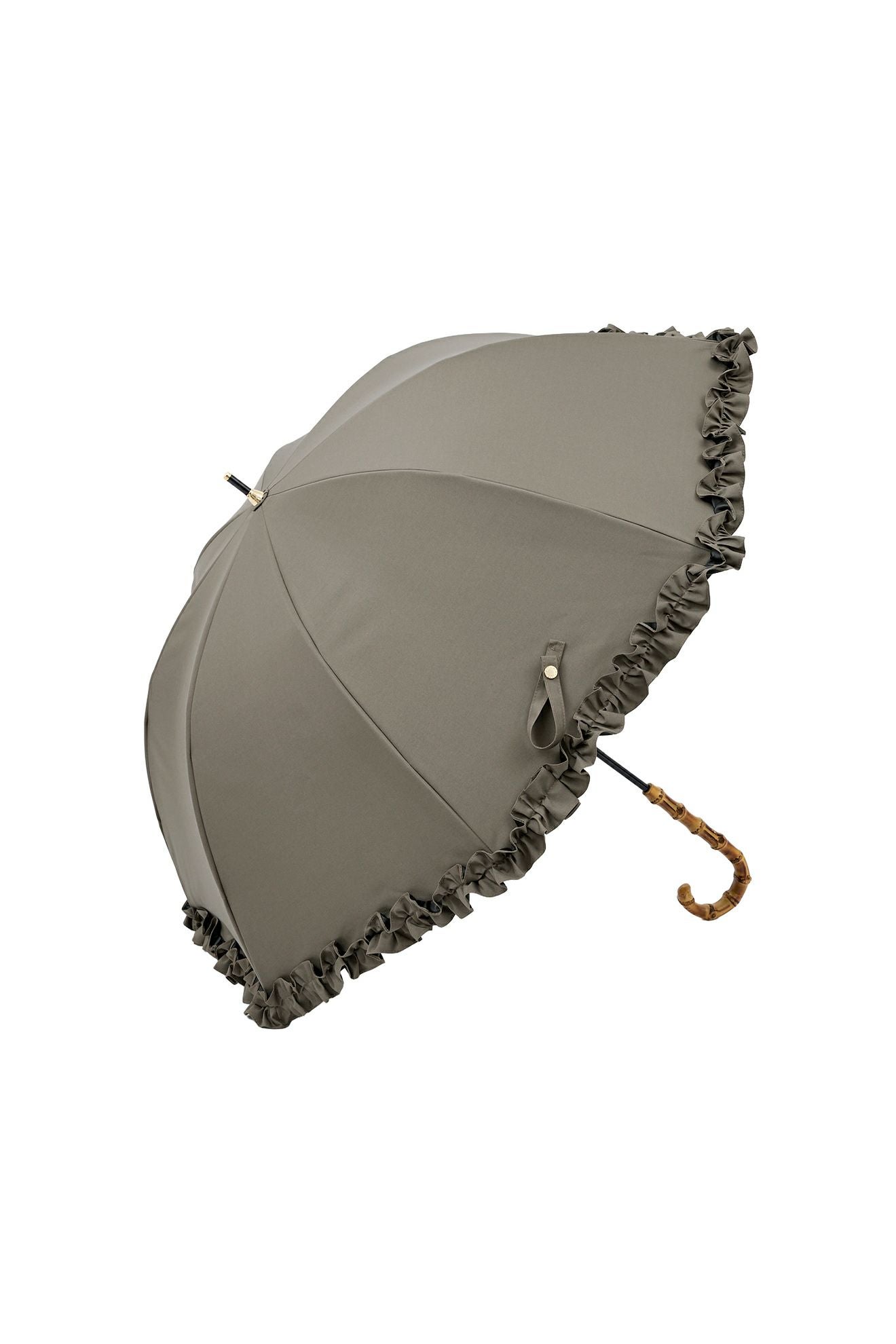 完全遮光100% 長傘 L/フリル(60cm)