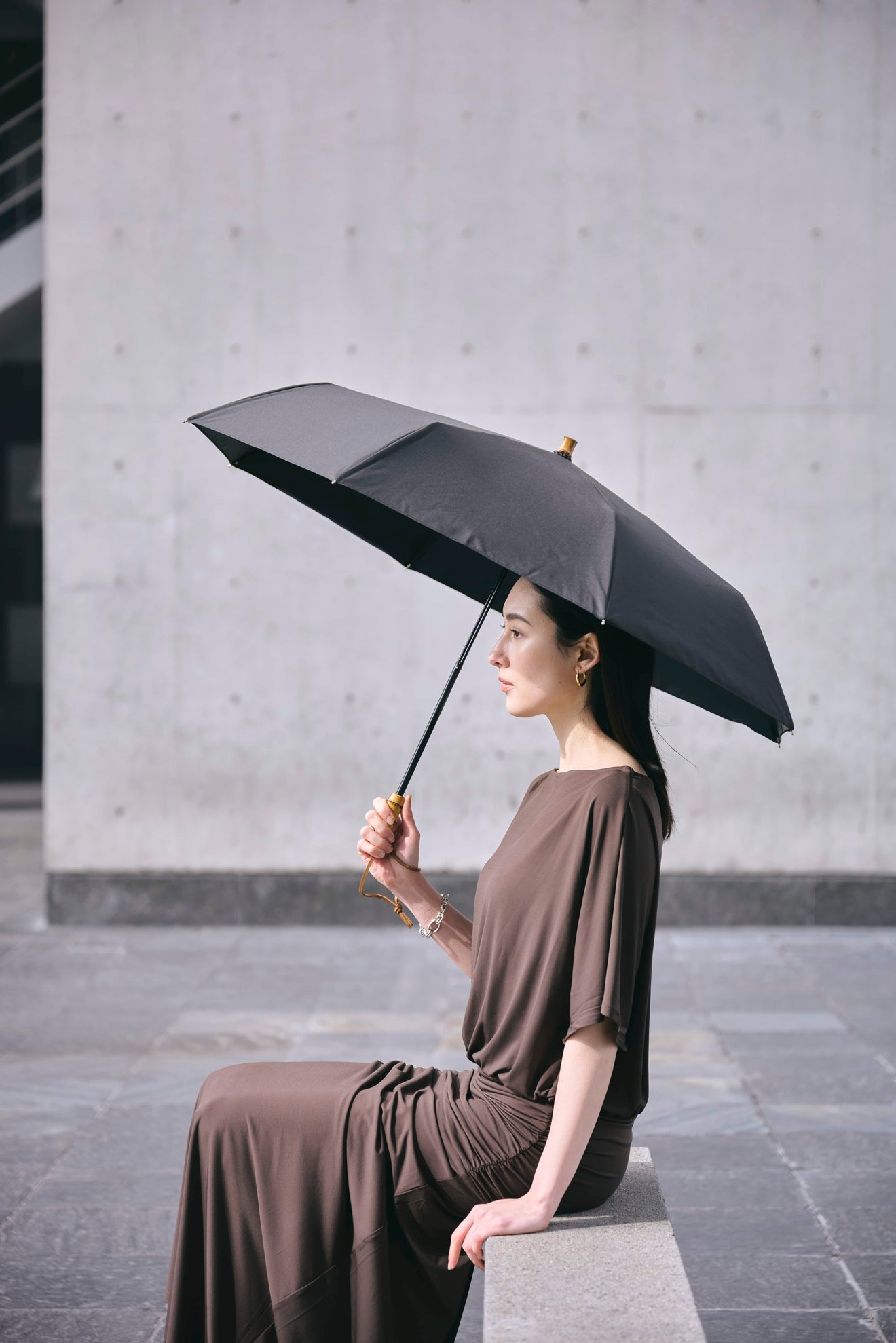 3段EASY 折りたたみ日傘/ニュートラル(55cm) レビュー | untule（アン