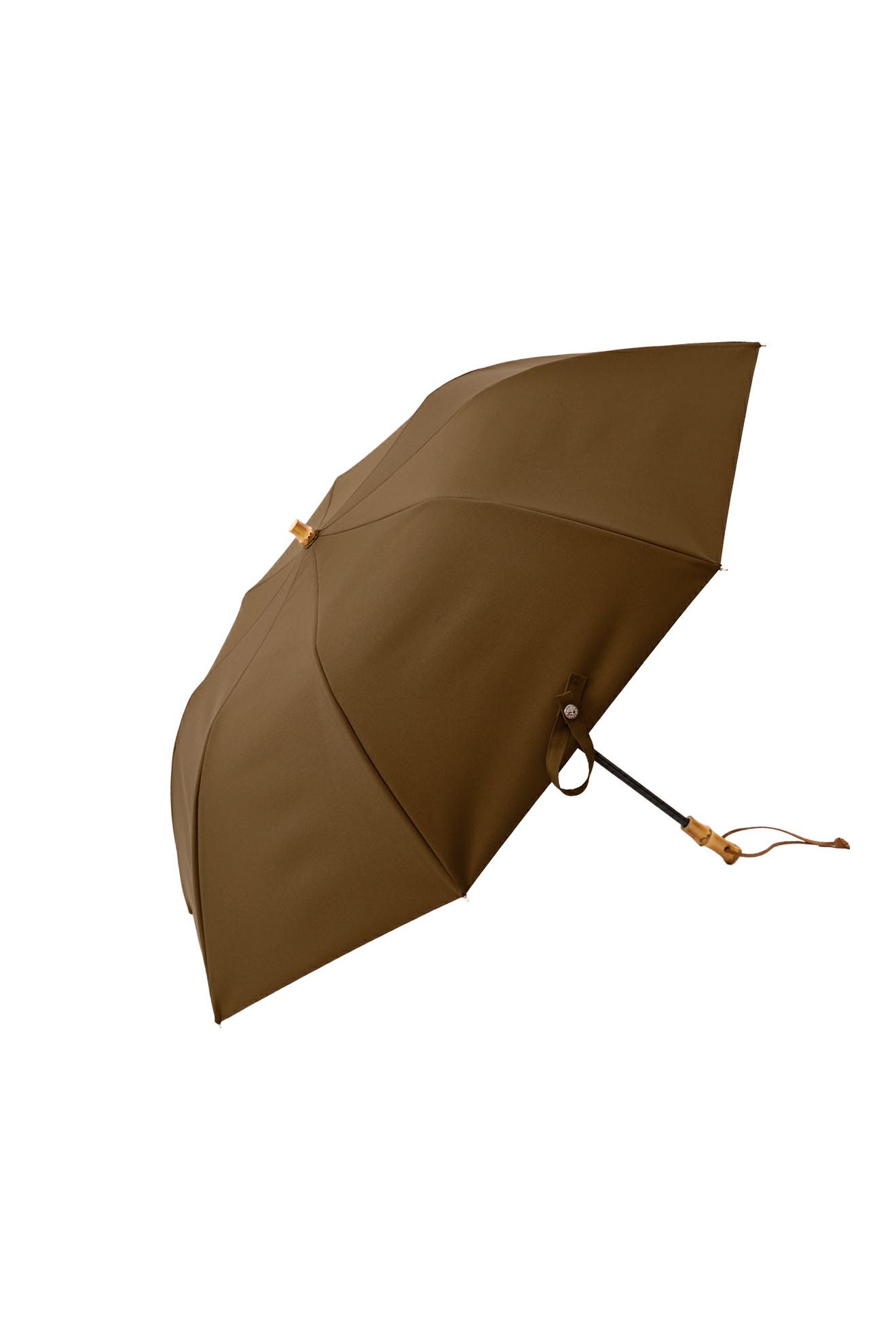 完全遮光日傘 UV100%カット 3段EASY 折りたたみ日傘 ニュートラル