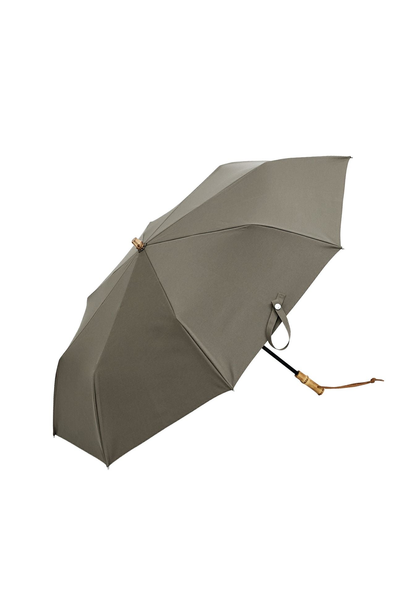 完全遮光日傘 UV100%カット 3段EASY 折りたたみ日傘 ニュートラル