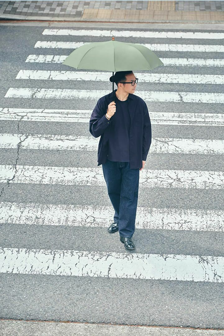 完全遮光日傘 UV100%カット 2段EASY 折りたたみ日傘 ニュートラル