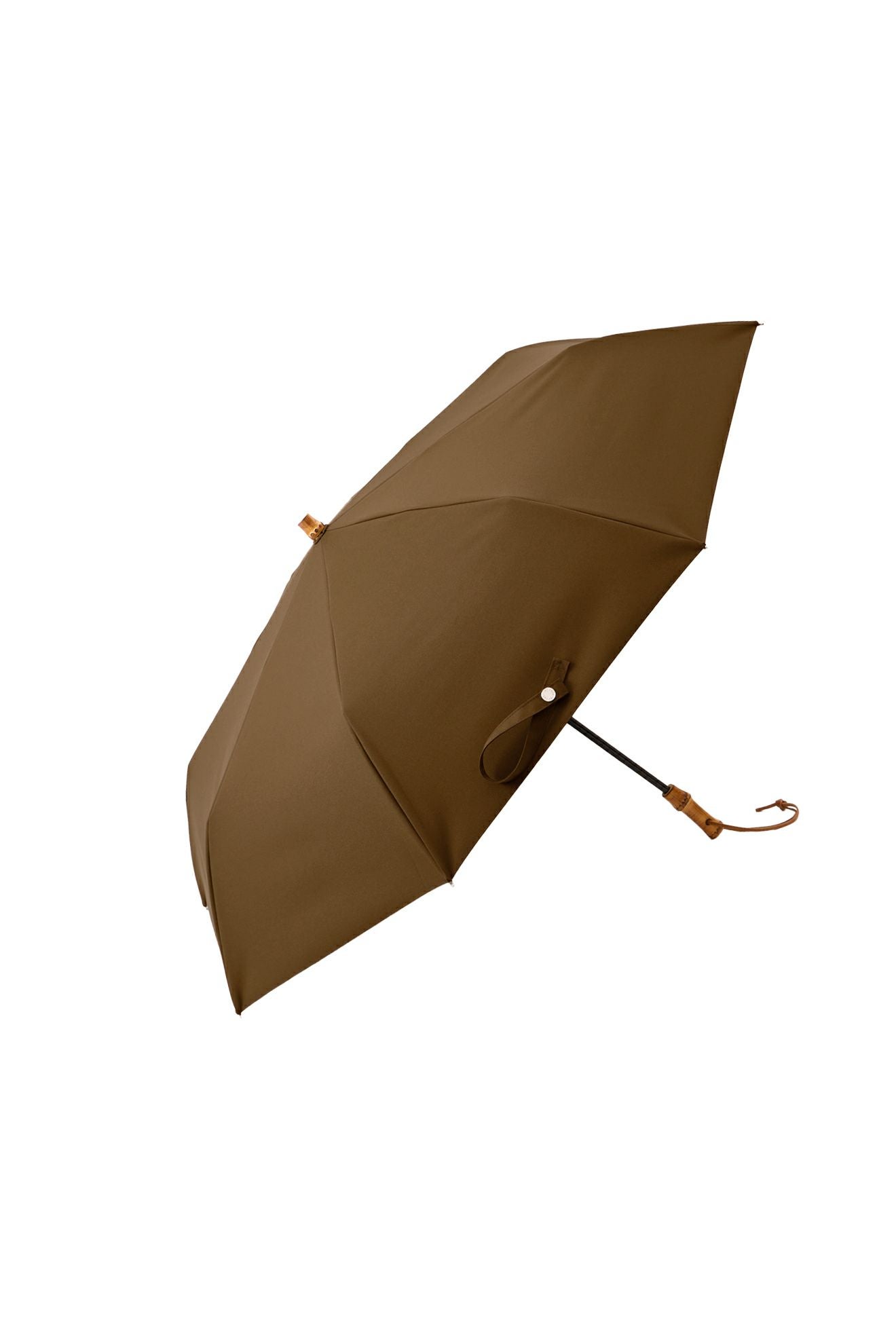 完全遮光日傘 UV100%カット 2段EASY 折りたたみ日傘 ニュートラル