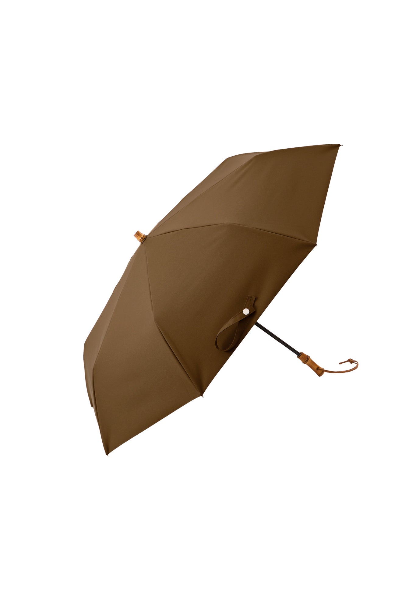 完全遮光100% 2段EASY 折りたたみ日傘/ニュートラル(55cm)