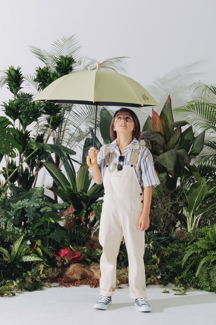 完全遮光日傘 UV100%カット 子ども日傘 ワンカラー キッズ日傘