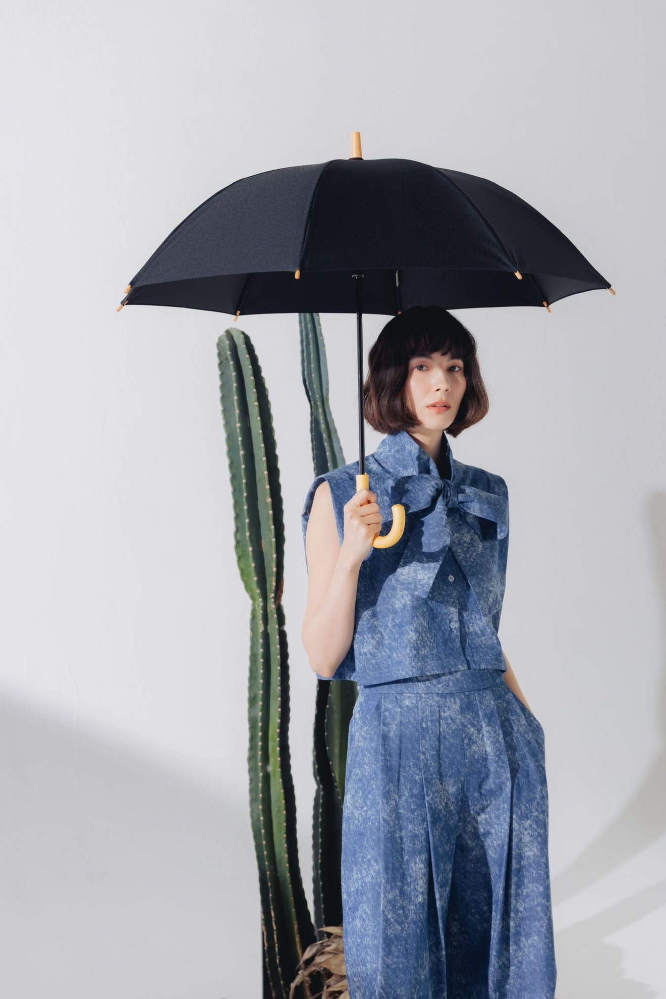 完全遮光日傘 UV100%カット 子ども日傘 ワンカラー キッズ日傘