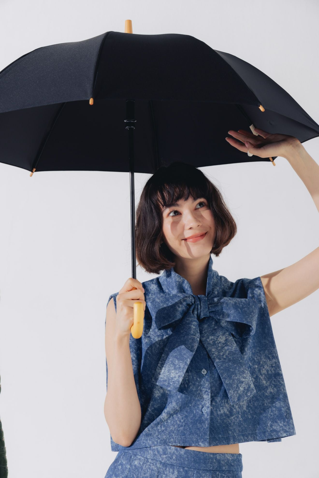 完全遮光日傘 UV100%カット 子ども日傘 ワンカラー キッズ日傘