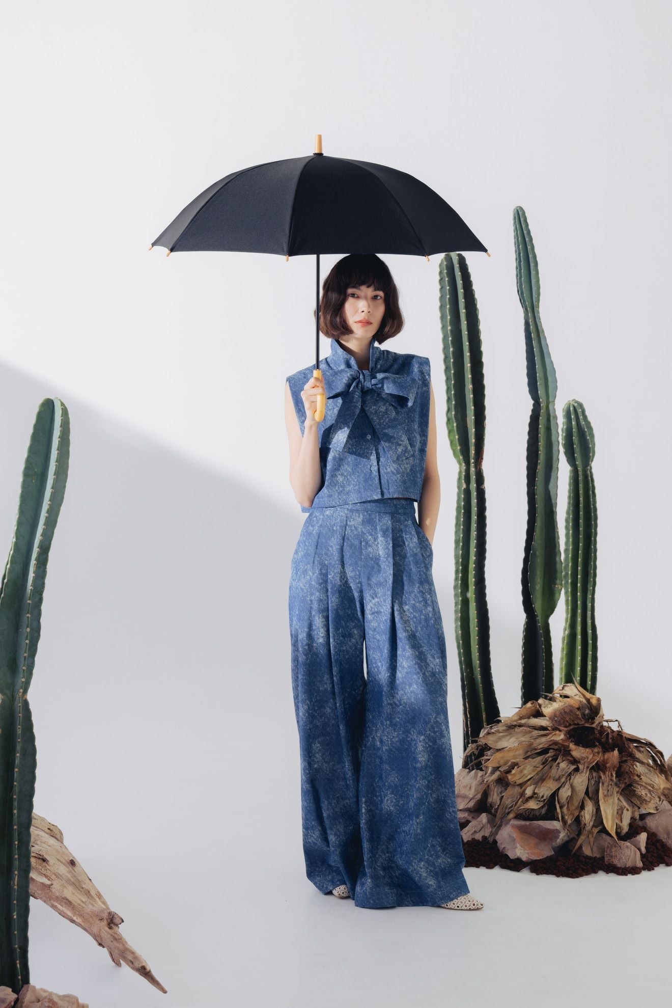 完全遮光日傘 UV100%カット 子ども日傘 ワンカラー キッズ日傘