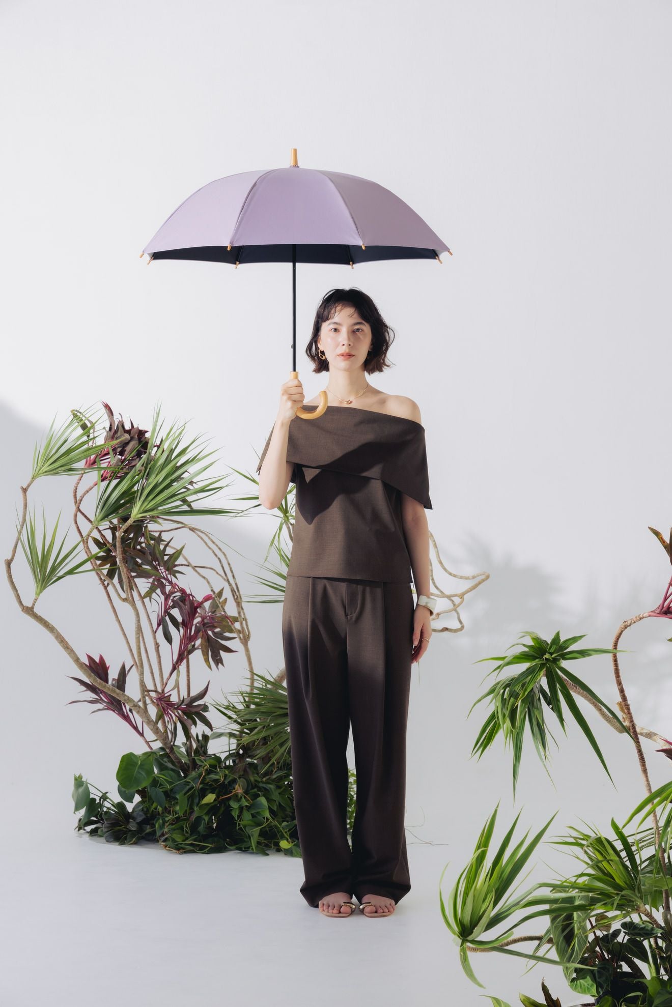 完全遮光日傘 UV100%カット 子ども日傘 ワンカラー キッズ日傘