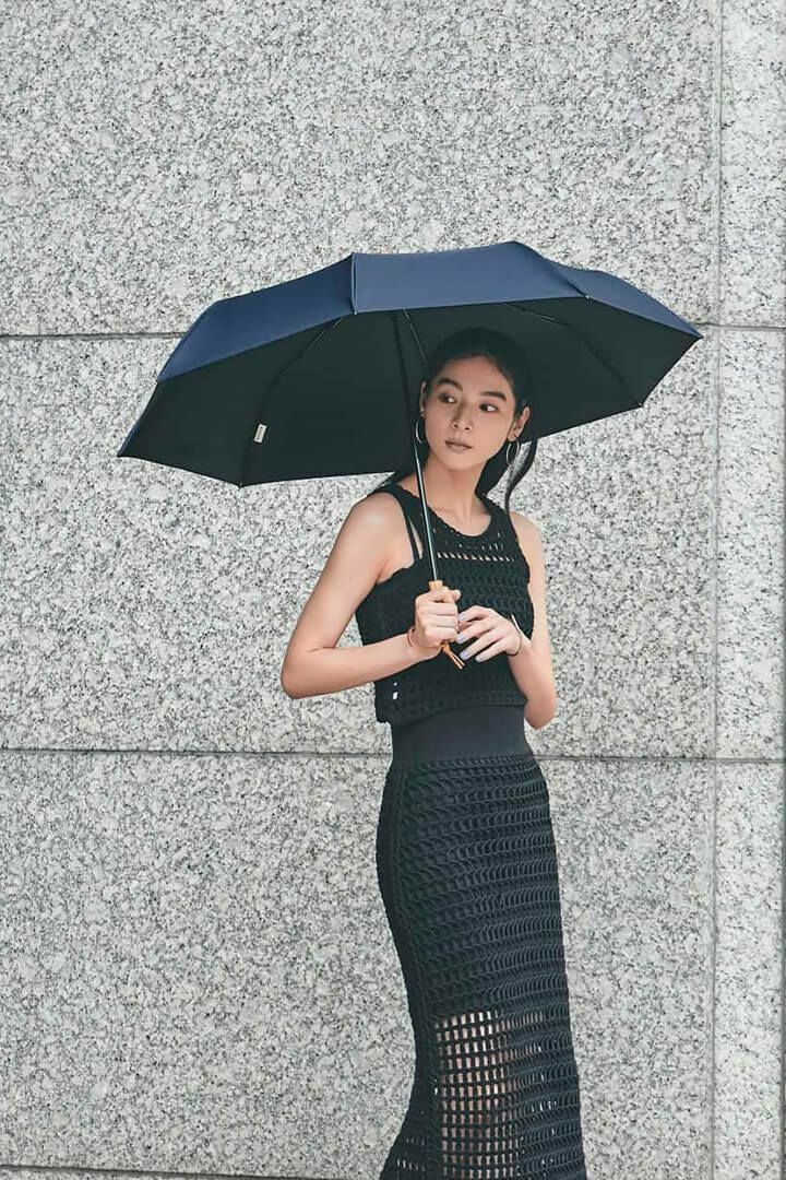 3段EASY 折りたたみ日傘/ニュートラル(55cm) | untule（アントゥーレ